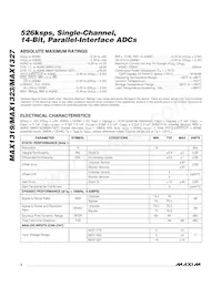 MAX1327ECM+T Datasheet Pagina 2