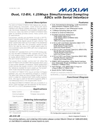 MAX1383ATP+T Datenblatt Cover