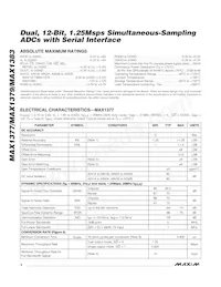 MAX1383ATP+T Datasheet Pagina 2