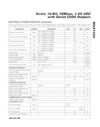 MAX1434ECQ+D Datenblatt Seite 3