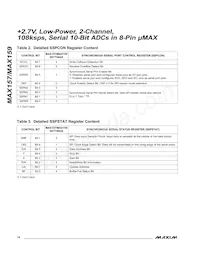 MAX157ACUA+T數據表 頁面 14