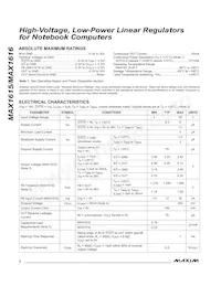 MAX1615EUK+TG071 Datasheet Pagina 2