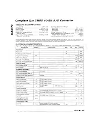 MAX173CWG Datasheet Pagina 2