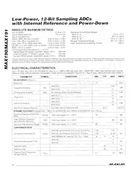 MAX190BEWG Datasheet Page 2