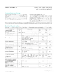 MAX4835ETT18BD2V+T Datenblatt Seite 2