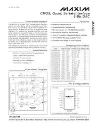 MAX500BC/D數據表 封面