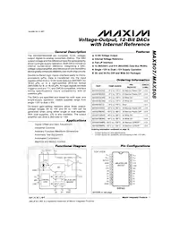 MAX508ACWP+T Datenblatt Cover