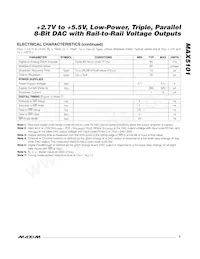 MAX5101BEUE Datasheet Pagina 3