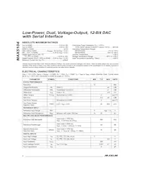 MAX5104CEE+TG002 Datasheet Pagina 2