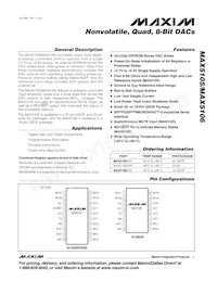 MAX5106EEE+TG002 Datasheet Copertura