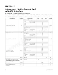 MAX5112GWX+TG074 Datasheet Pagina 4