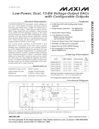 MAX5152AEEE+T Datasheet Cover