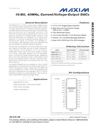 MAX5184ETG+T Datenblatt Cover