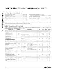 MAX5190BEEG Datenblatt Seite 2