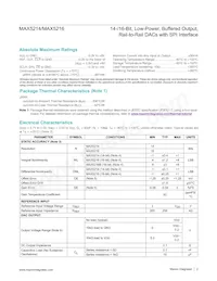 MAX5216GUA+T Datenblatt Seite 2