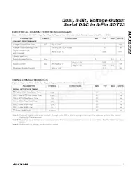 MAX5222EKA+TG0N Datasheet Page 3