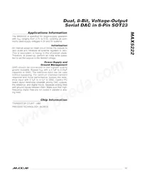 MAX5222EKA+TG0N Datasheet Page 11