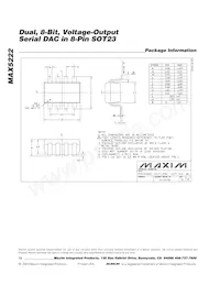 MAX5222EKA+TG0N Datenblatt Seite 12