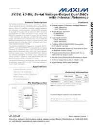 MAX5232EEE+T Datenblatt Cover