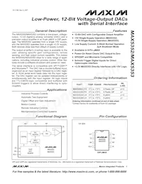 MAX5352BEUA+TG002 Datasheet Copertura