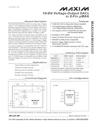 MAX5354CUA+TG002 Datasheet Copertura