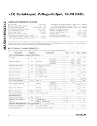 MAX541AESA+T Datasheet Pagina 2