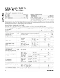 MAX5480BEEE Datasheet Pagina 2