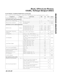 MAX5525ETC+ Datasheet Pagina 3