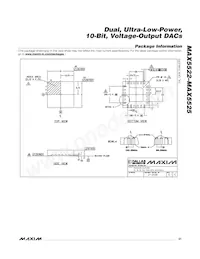 MAX5525ETC+數據表 頁面 21