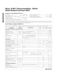 MAX5548ETE+T Datenblatt Seite 2