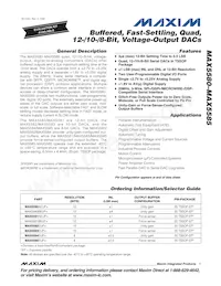 MAX5585EUP+T Datenblatt Cover