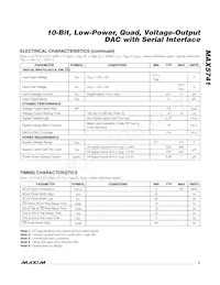 MAX5741EUB+T Datasheet Page 3