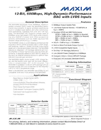 MAX5889EGK+TD數據表 封面