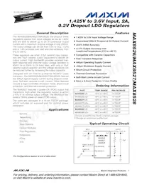 MAX8527EUD/V+T Datasheet Cover