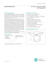 MAX8556ETE/V+T Datasheet Cover