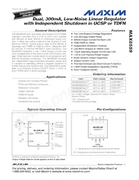 MAX8559ETAO1+ Datenblatt Cover