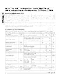 MAX8559ETAO1+ Datasheet Pagina 2