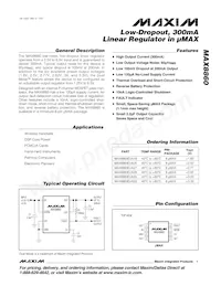 MAX8860EUA33+TG05 Cover