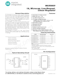 MAX8869EUE10+T Datenblatt Cover