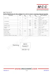 MC7909CT-BP Datasheet Pagina 4
