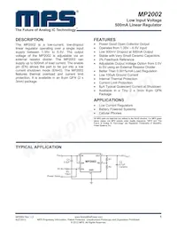 MP2002DD-LF-P Datasheet Copertura