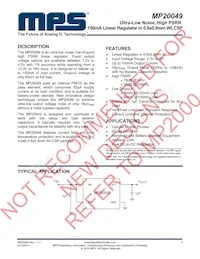 MP20049DC-2.8-LF-P Datasheet Copertura