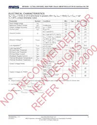 MP20049DC-2.8-LF-P Datasheet Pagina 3