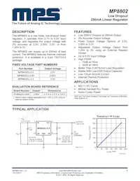 MP8802DJ-2.85-LF-P Datasheet Copertura