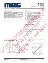 MP8903DG-3.3-LF-P Datenblatt Cover