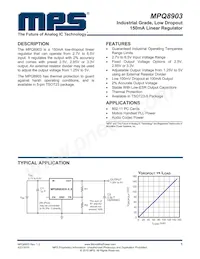 MPQ8903DJ-3.3-LF-P Datasheet Copertura