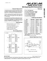 MX7530KN+ Datasheet Copertura