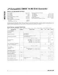 MX7538KCWG+T Datenblatt Seite 2