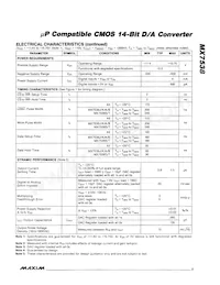 MX7538KCWG+T Datasheet Pagina 3