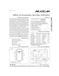 MX7576KEQP+T Datasheet Copertura